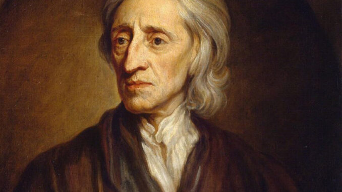 Retrato de John Locke, pintura