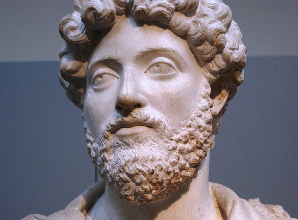 Busto de Marco Aurelio, emperador romano del siglo II