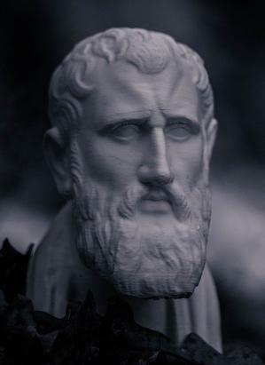 Busto: Zenón de Kition, filósofo griego